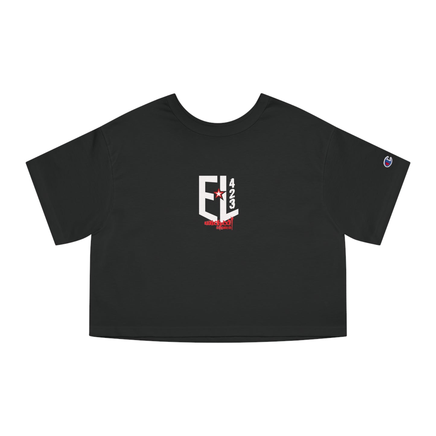 EL423 Electric 3D / Black/ Crop Top