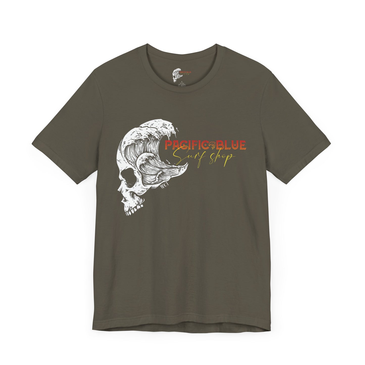 Skull Wave Sunset / Pacific Blue Surf Shop   /WCI  Short Sleeve Tee