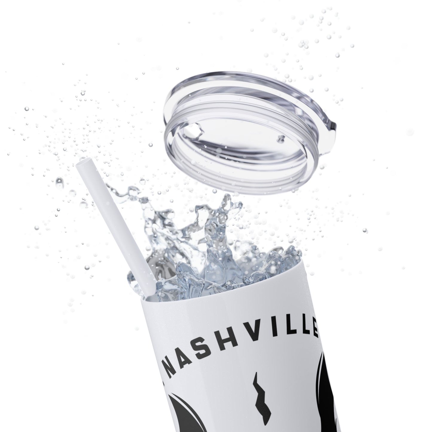Wicked Nashville /Mint ( Shown)/ Skinny Tumbler with Straw, 20oz