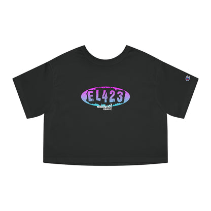 EL423 Alternative /Berry Color/ Cropped T-Shirt