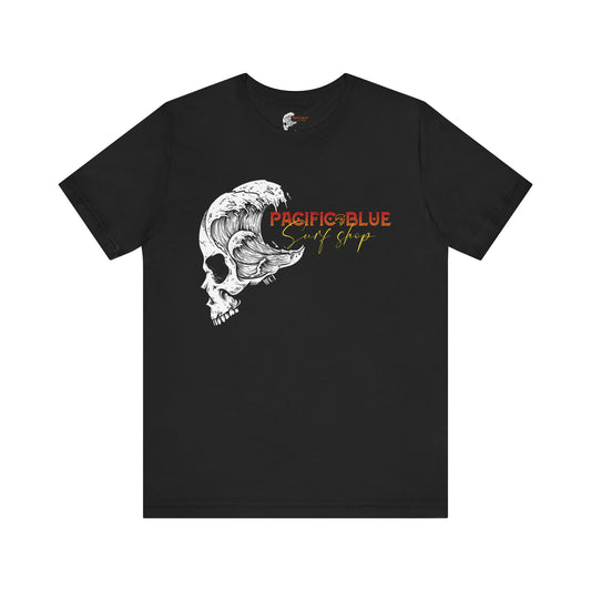 Skull Wave Sunset / Pacific Blue Surf Shop /WCI Short Sleeve Tee