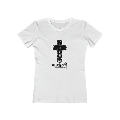 Love / White/Women's  Tee