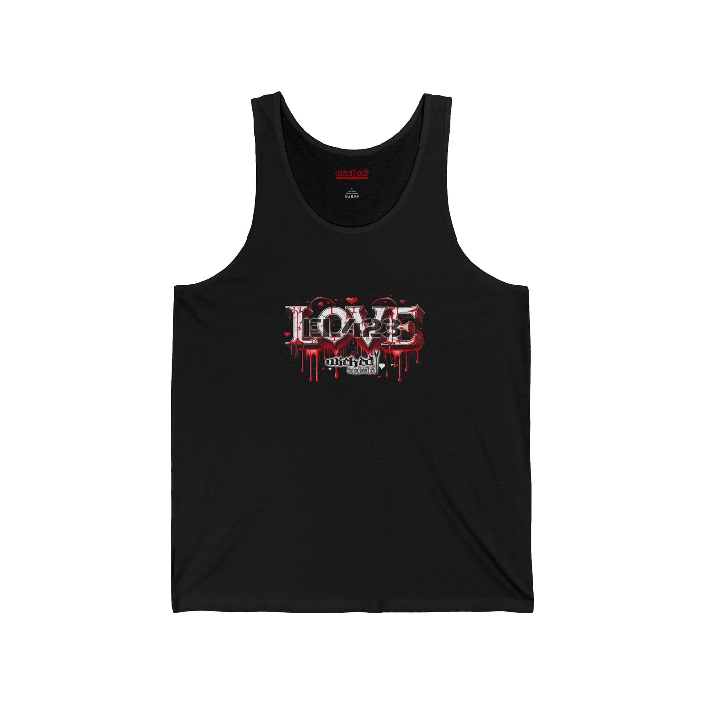 EL423 Vampire Love / Black  Jersey Tank