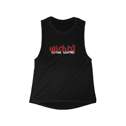 Wicked Clothing Industries 2024 / Flowy Scoop Muscle Tank Top