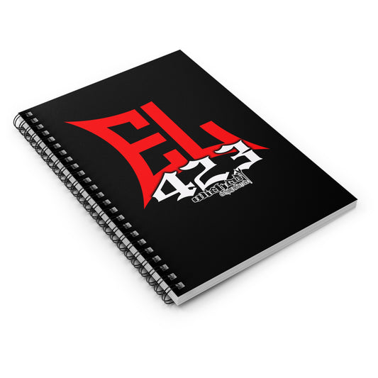 EL423 Bold Red//Spiral Notebook - Ruled Line