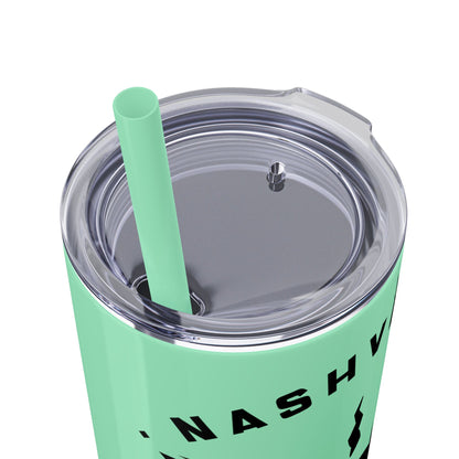 Wicked Nashville /Mint ( Shown)/ Skinny Tumbler with Straw, 20oz
