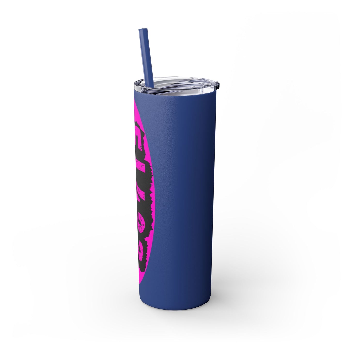 EL423 Alternative Hot Pink 2 / Skinny Tumbler with Straw, 20oz