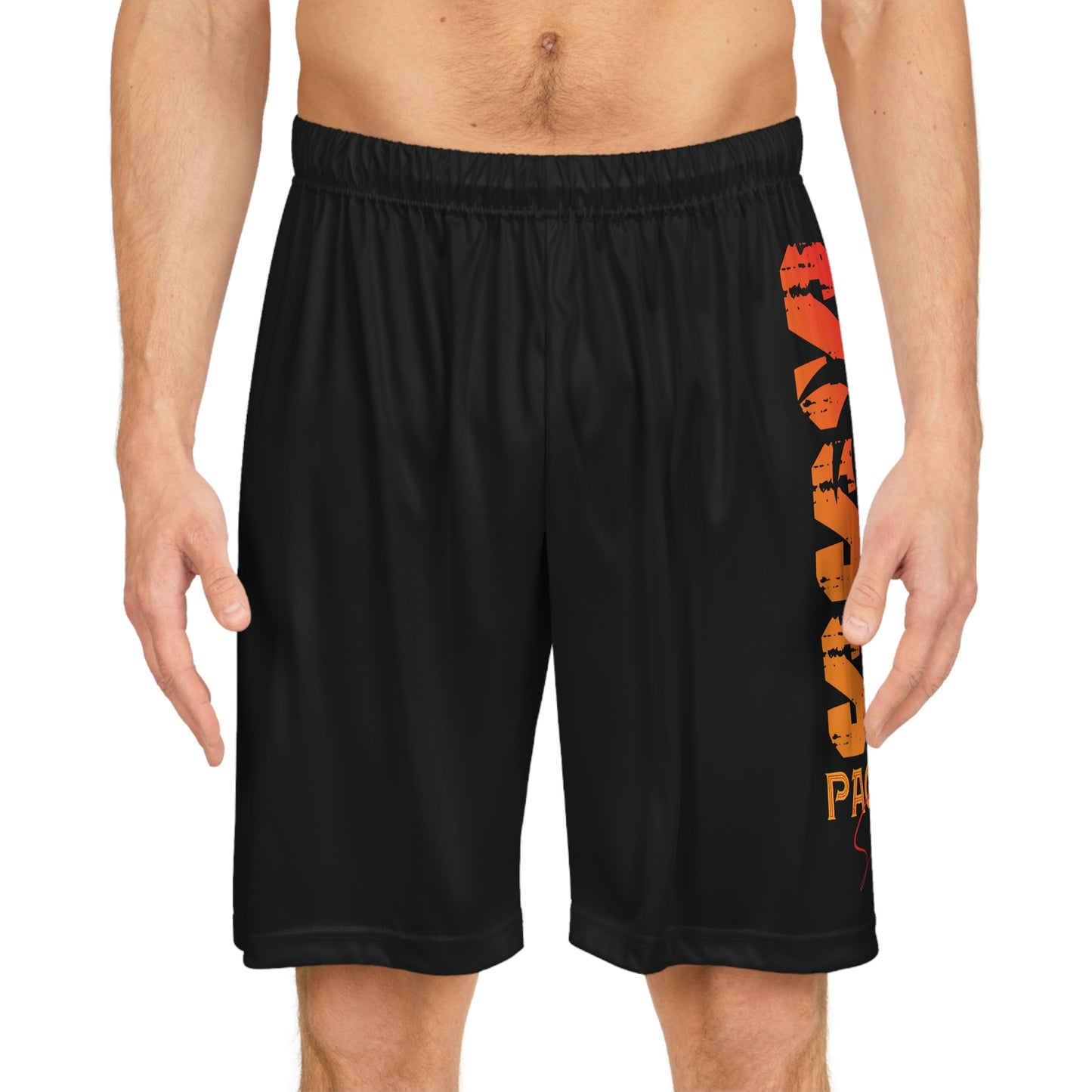 Pacific Blue Surf Shop SUN, SALT, SAND SUNSET /Basketball Shorts