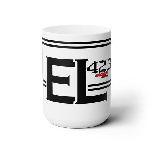 EL423 Vintage / White Mug