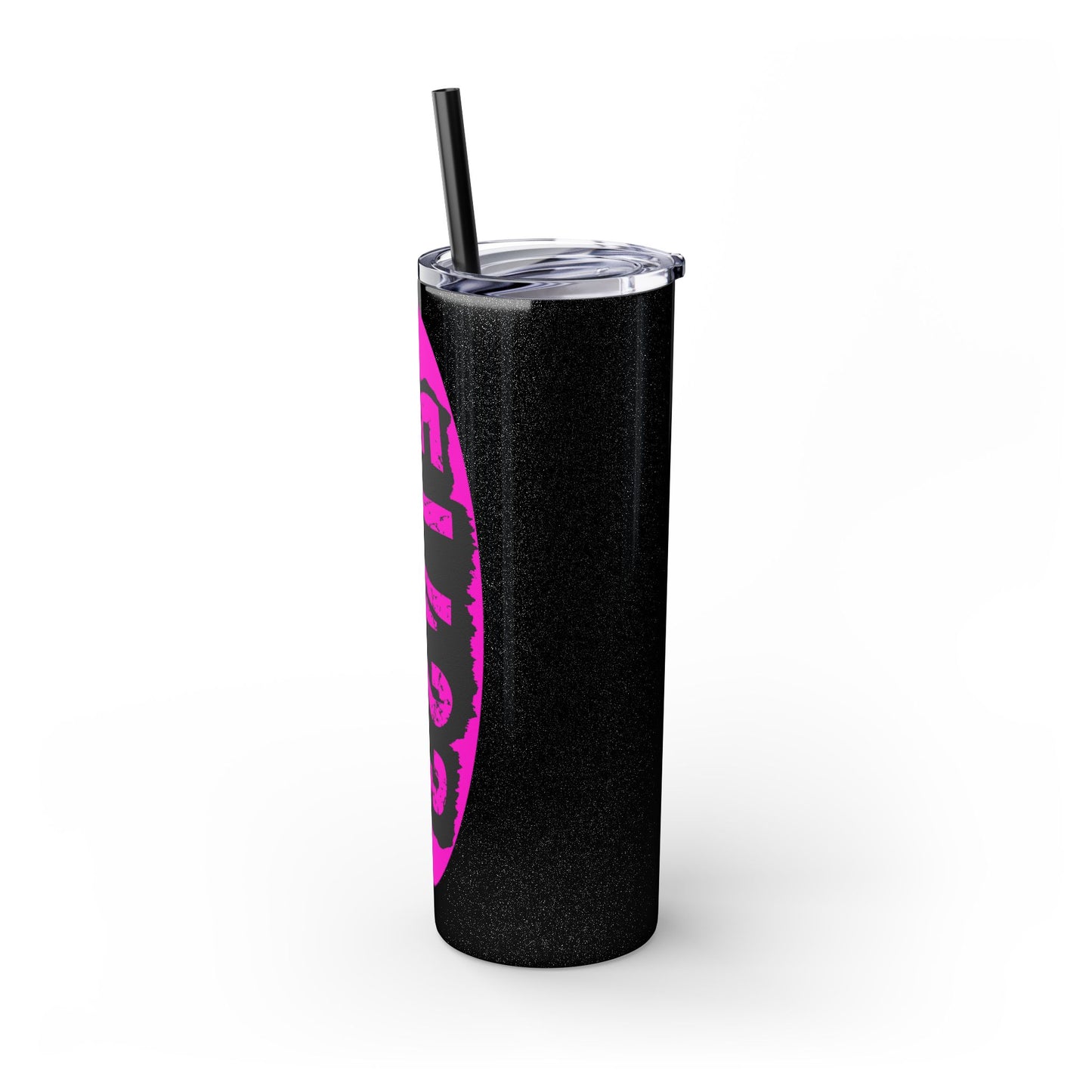 EL423 Alternative Hot Pink 2 / Skinny Tumbler with Straw, 20oz