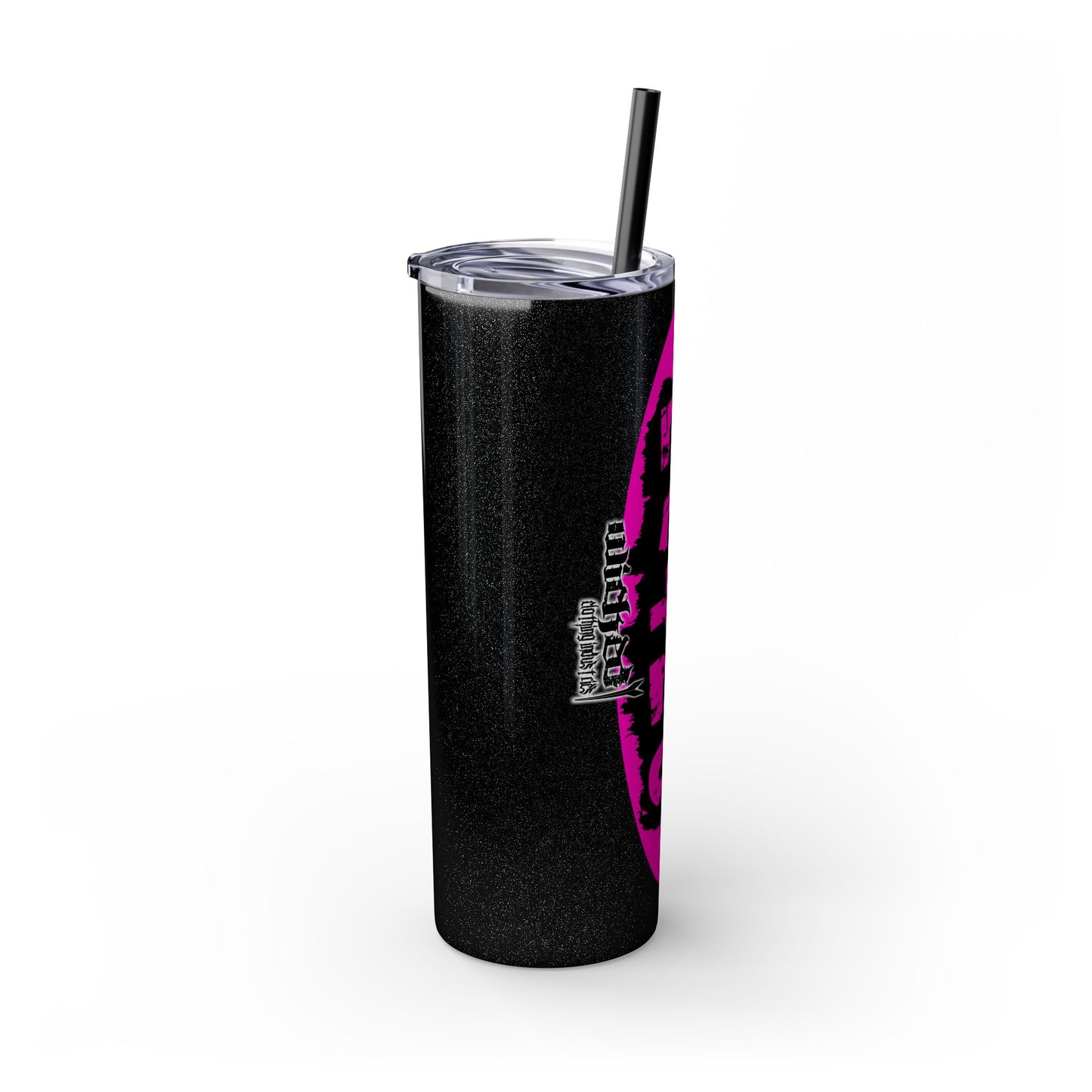 EL423 Alternative Hot Pink 2 / Skinny Tumbler with Straw, 20oz