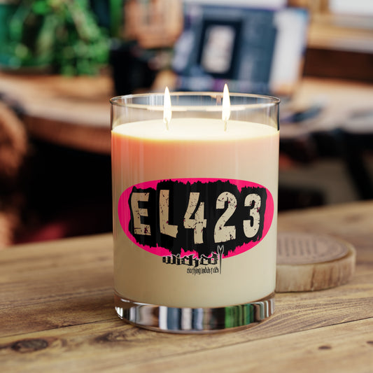 EL423 Alternative /Scented Candle -  Glass, 11oz