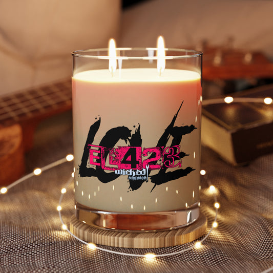 EL423'S Gypsy Love Spell  /on Glass /Scented Candle