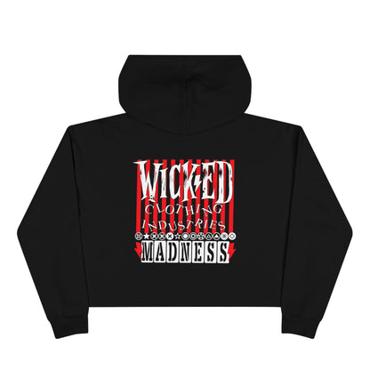 Cartoon/ Madness/Crop Hoodie