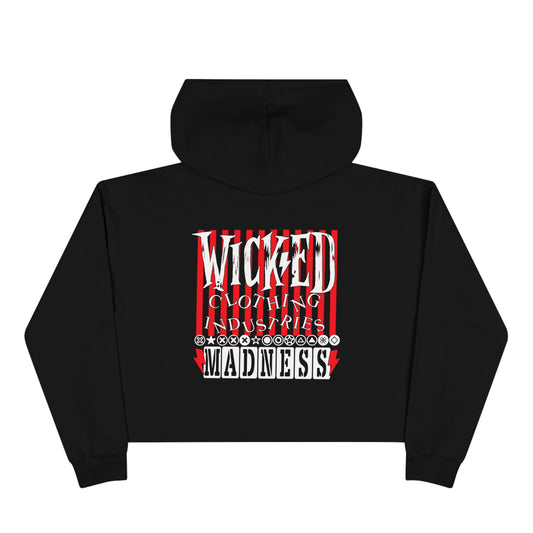 Cartoon/ Madness/Crop Hoodie