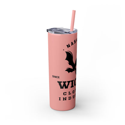 Wicked Nashville /Mint ( Shown)/ Skinny Tumbler with Straw, 20oz