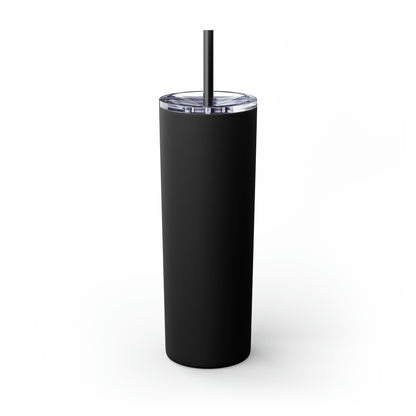 EL 423 Alternative /Berry Color/ Skinny Tumbler with Straw, 20oz