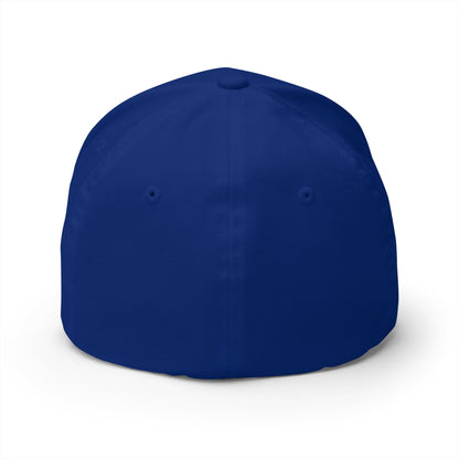 Pacific Blue Surf Shop Sunset Logo Fitted hat  (Embroidery)