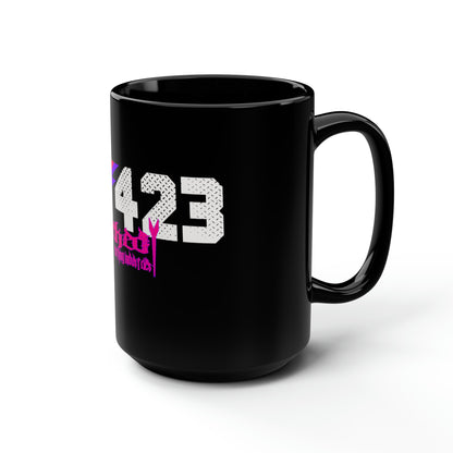 Shockwave EL423  WCI /Black Mug, 15oz