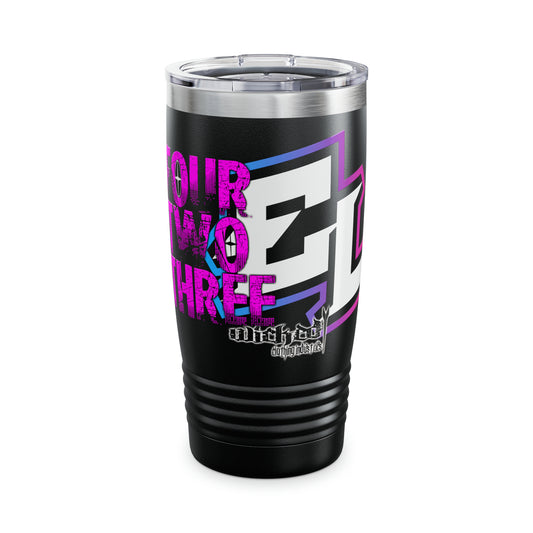 EL423 Punk Rock Hot Pink Ringneck Tumbler, 20oz