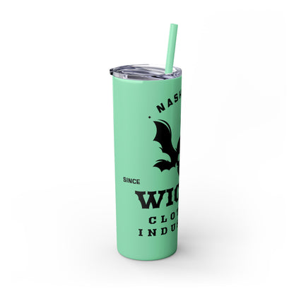 Wicked Nashville /Mint ( Shown)/ Skinny Tumbler with Straw, 20oz