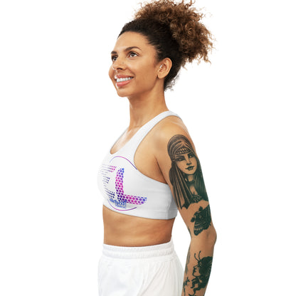 EL Classic White Seamless Sports Bra