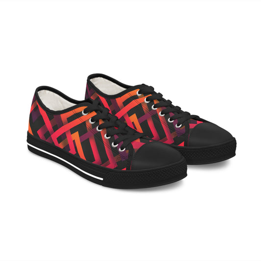 Sunset Serenade /Women's Low Top Sneakers