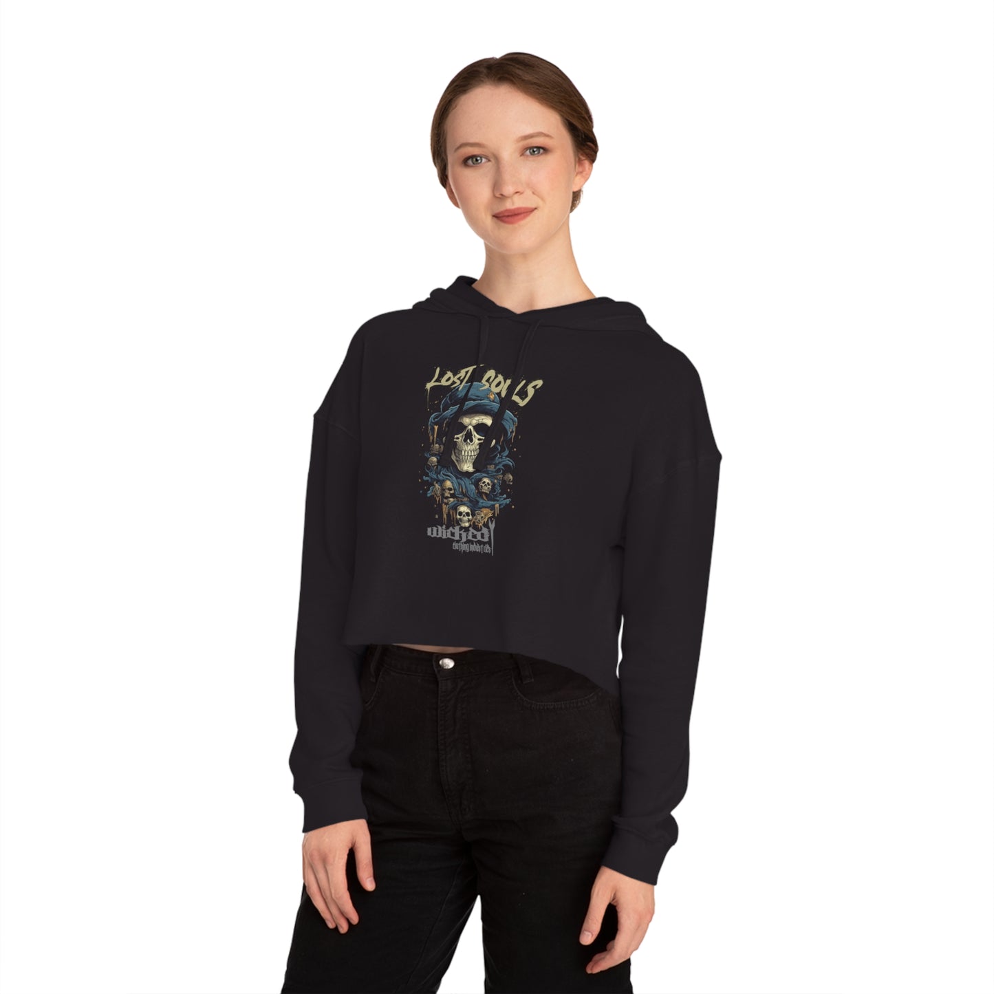 Lost Souls 1/ Cropped Hoodie