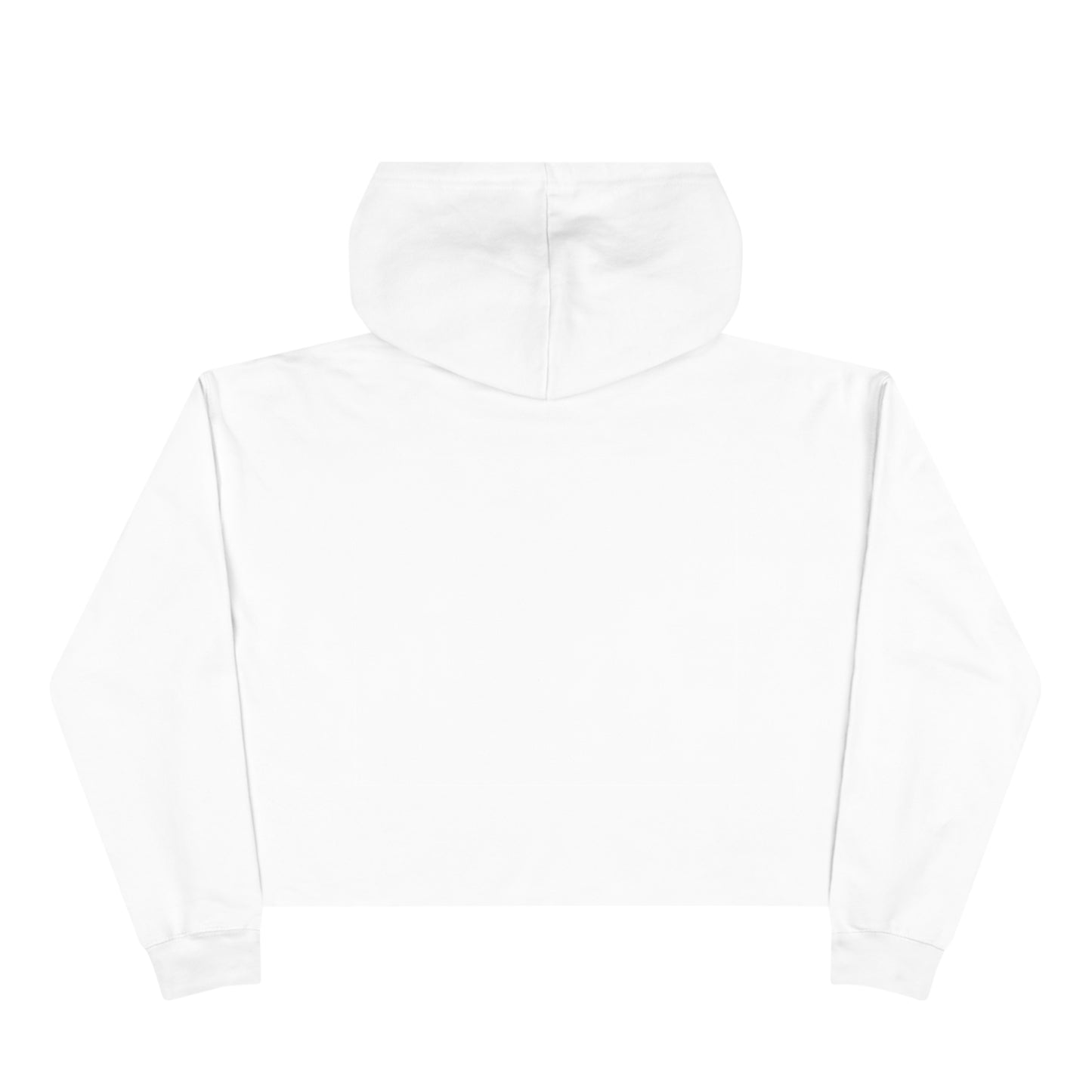 Careful What You Wish For / Black/ White Crop Hoodie