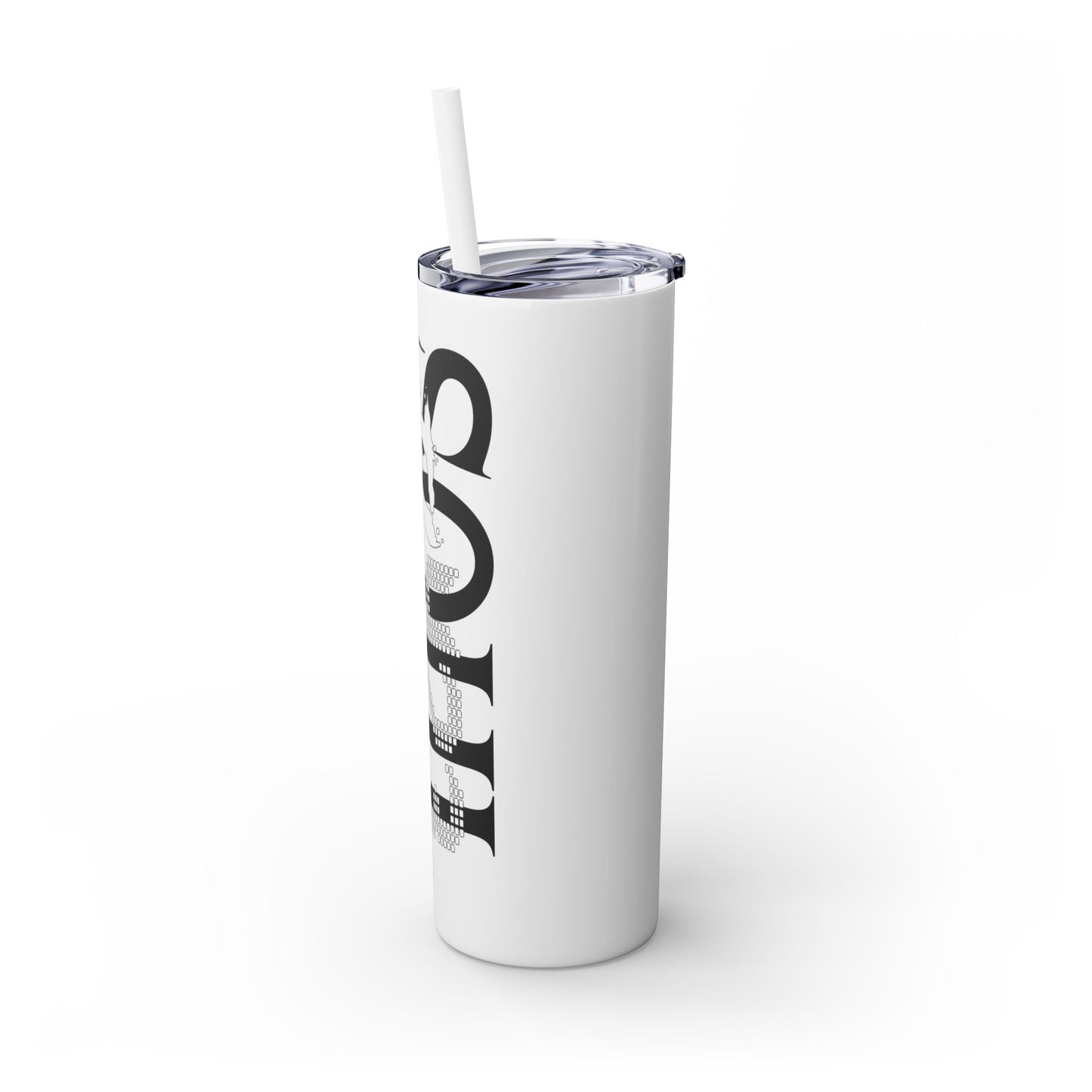 EL423 Soul/ Skinny Tumbler with Straw, 20oz