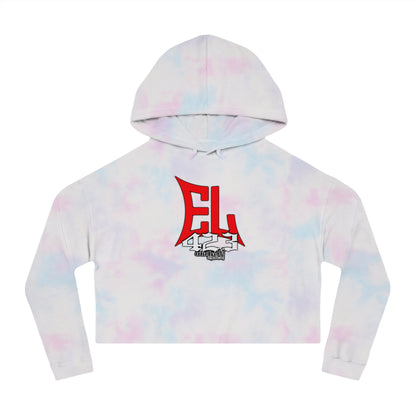 EL423 Red Bold/ Cropped Hoodie