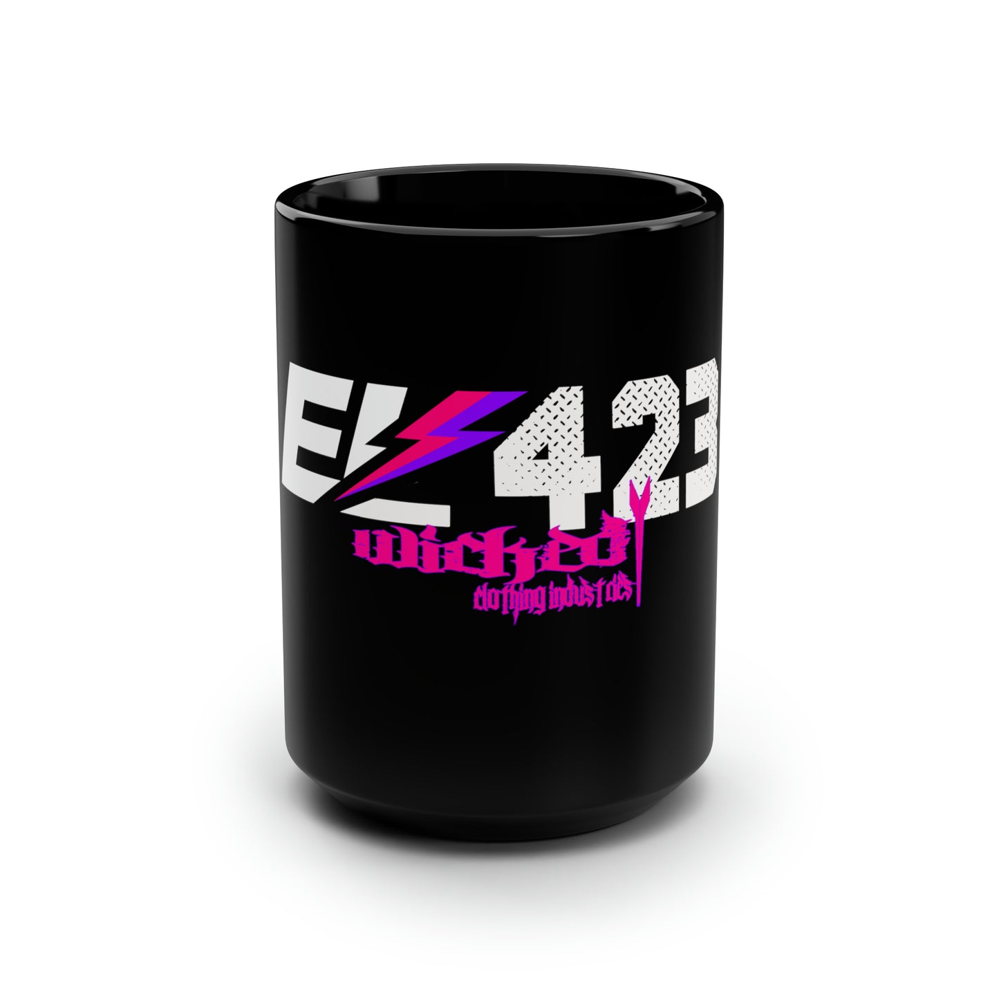 Shockwave EL423  WCI /Black Mug, 15oz