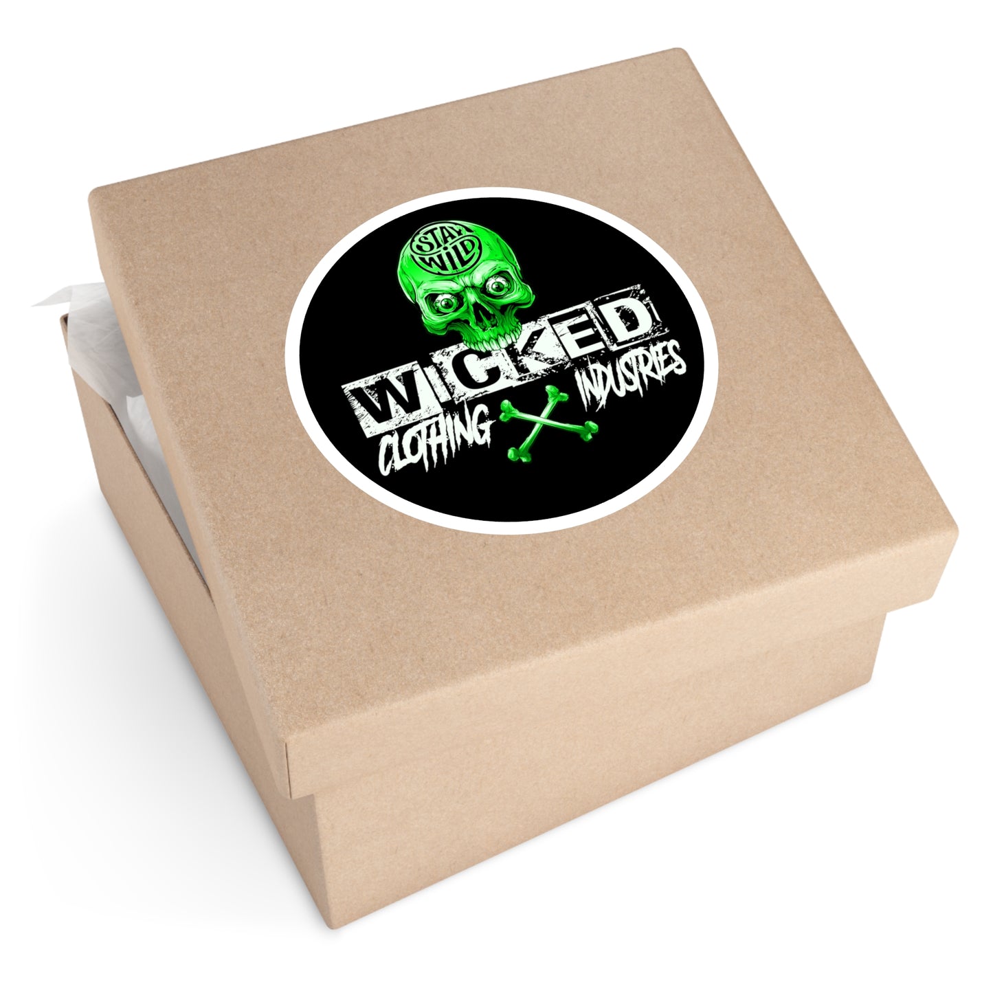 Stay Wild Neon Green WCI  Stickers, Indoor\Outdoor