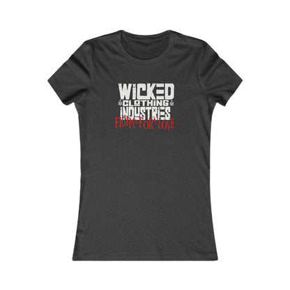 Fight For Love / White /Red / WCI / T-Shirt