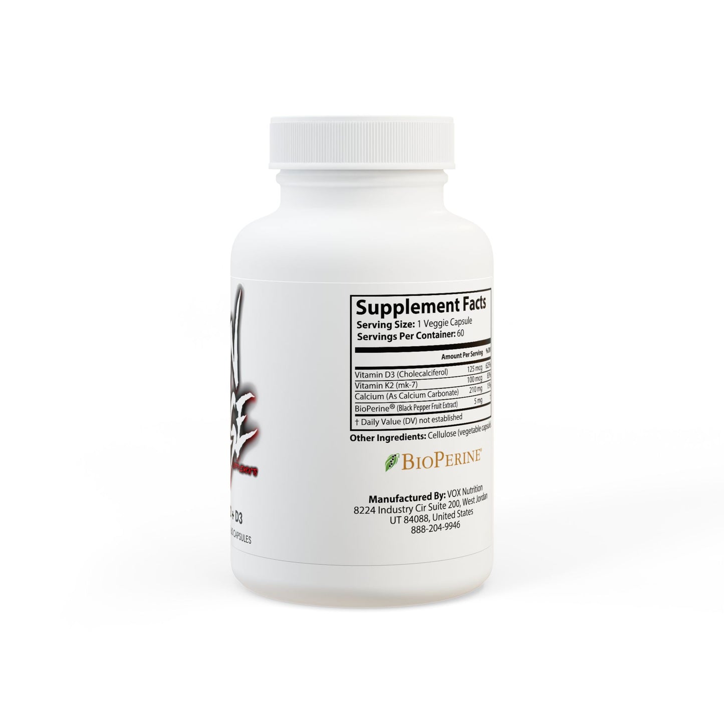 IRON PULSE/WCI/Vitamin K2 + D3 Supplement (60 Capsules)