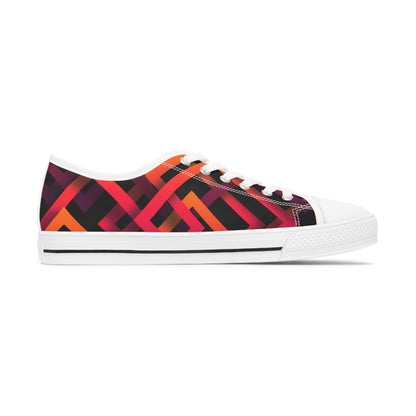 Sunset Serenade /Women's Low Top Sneakers