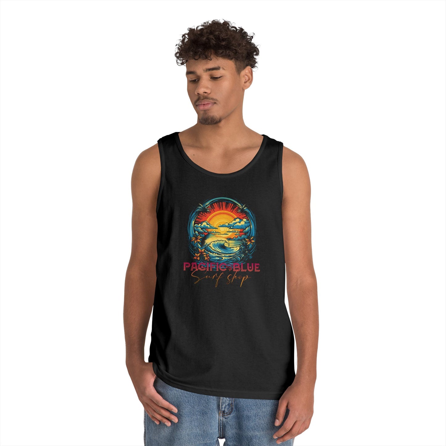 Sunset Wave 1/   Pacific Blue Surf Shop   / WCI Tank Top