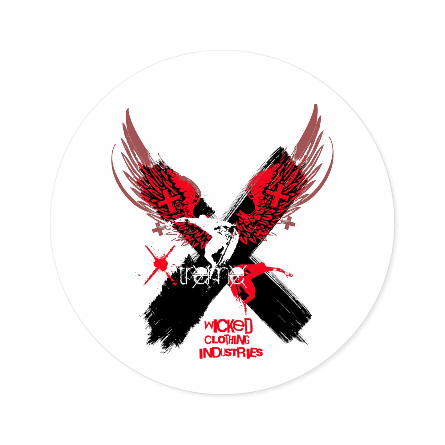 Extreme 2 Red  WCI  Stickers, Indoor\Outdoor