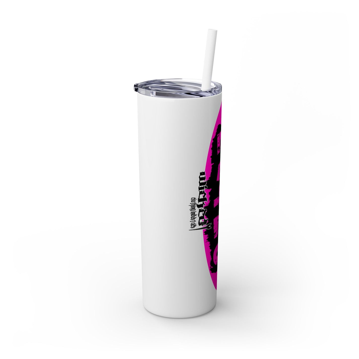 EL423 Alternative Hot Pink 2 / Skinny Tumbler with Straw, 20oz