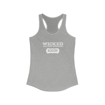 ICON/White/Women's  Tank Top