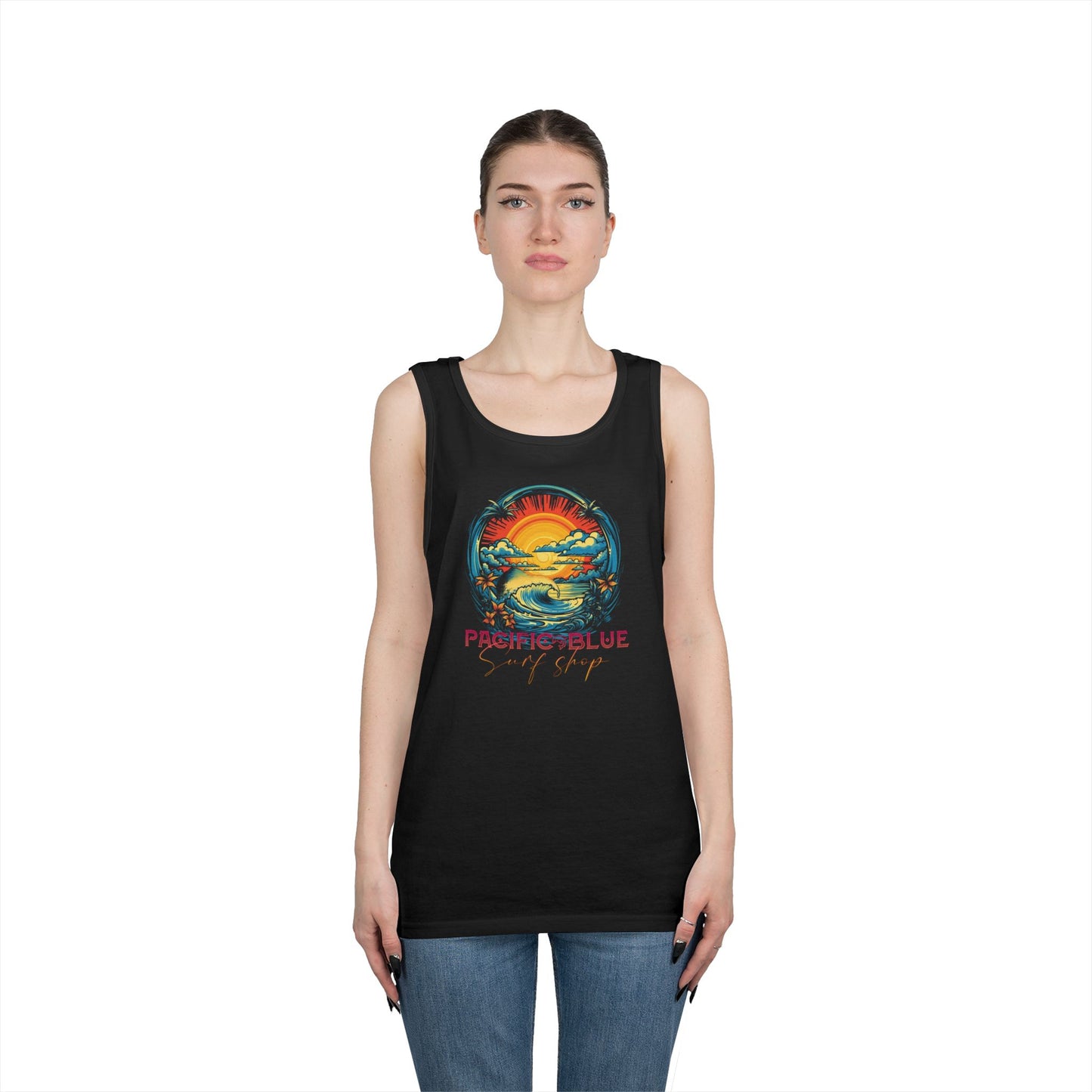 Sunset Wave 1/   Pacific Blue Surf Shop   / WCI Tank Top