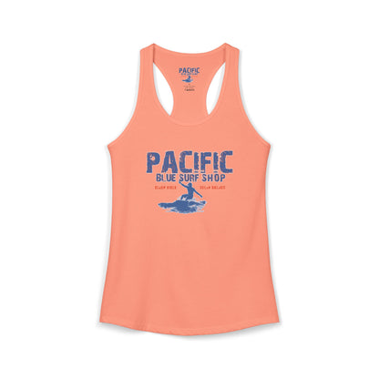 The "Locals Only" Vibe Pacific Blue // Heritage Badge Racerback