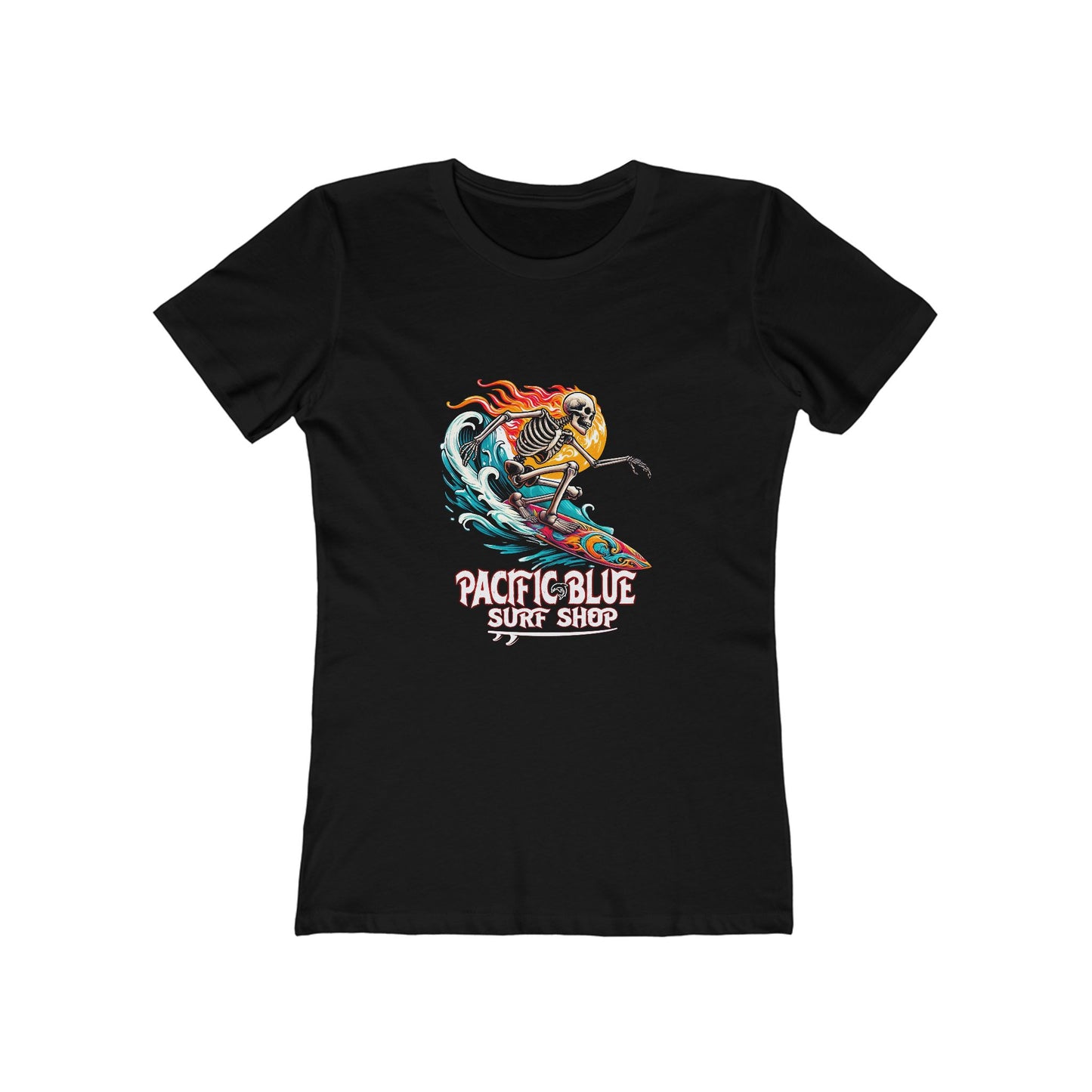 Blaze of the Dead/Pacific Blue Surf Shop/ White Tee Shirt