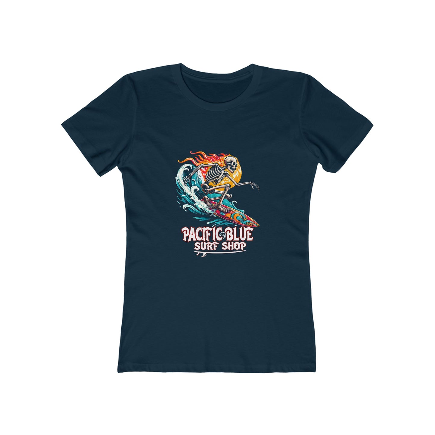 Blaze of the Dead/Pacific Blue Surf Shop/ White Tee Shirt