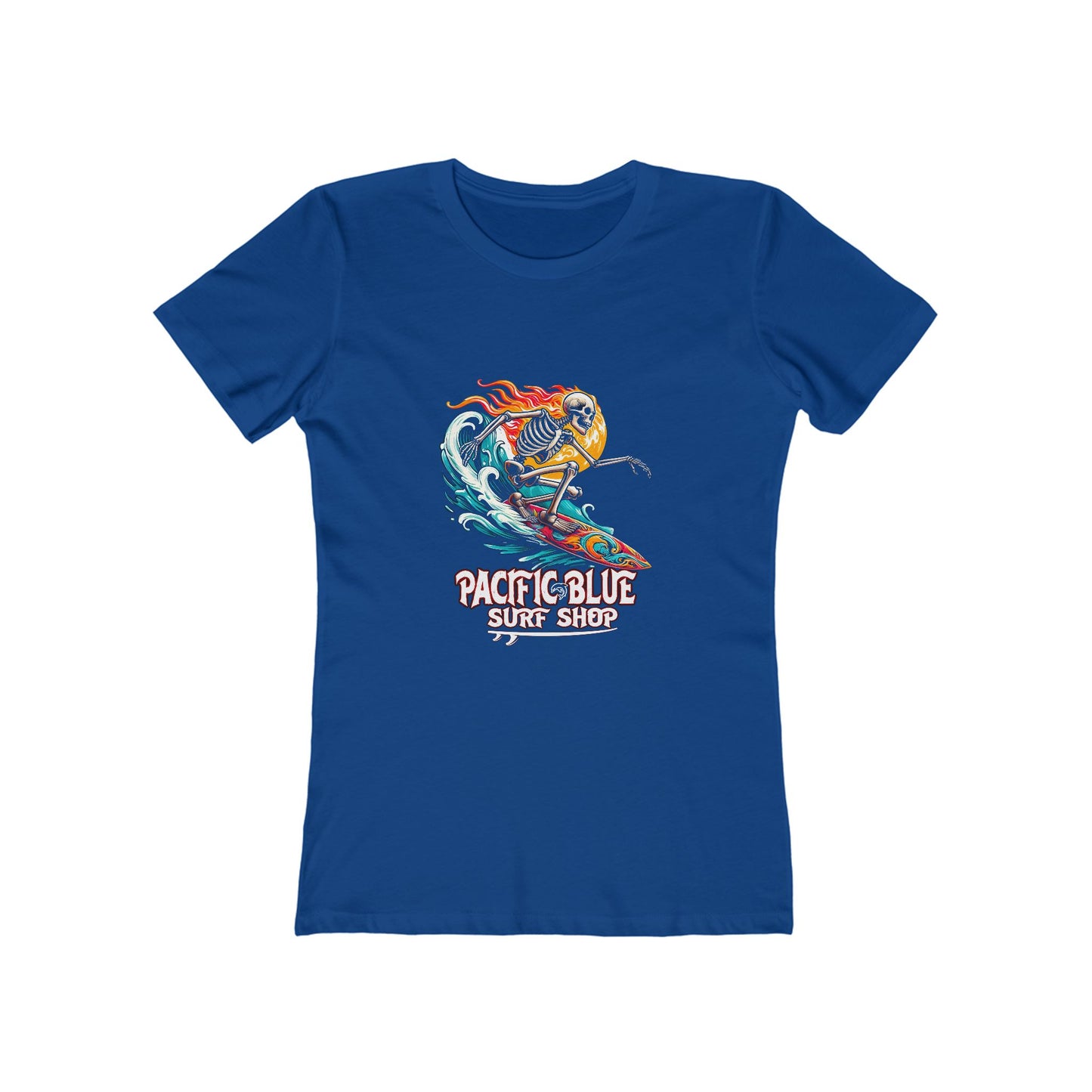 Blaze of the Dead/Pacific Blue Surf Shop/ White Tee Shirt