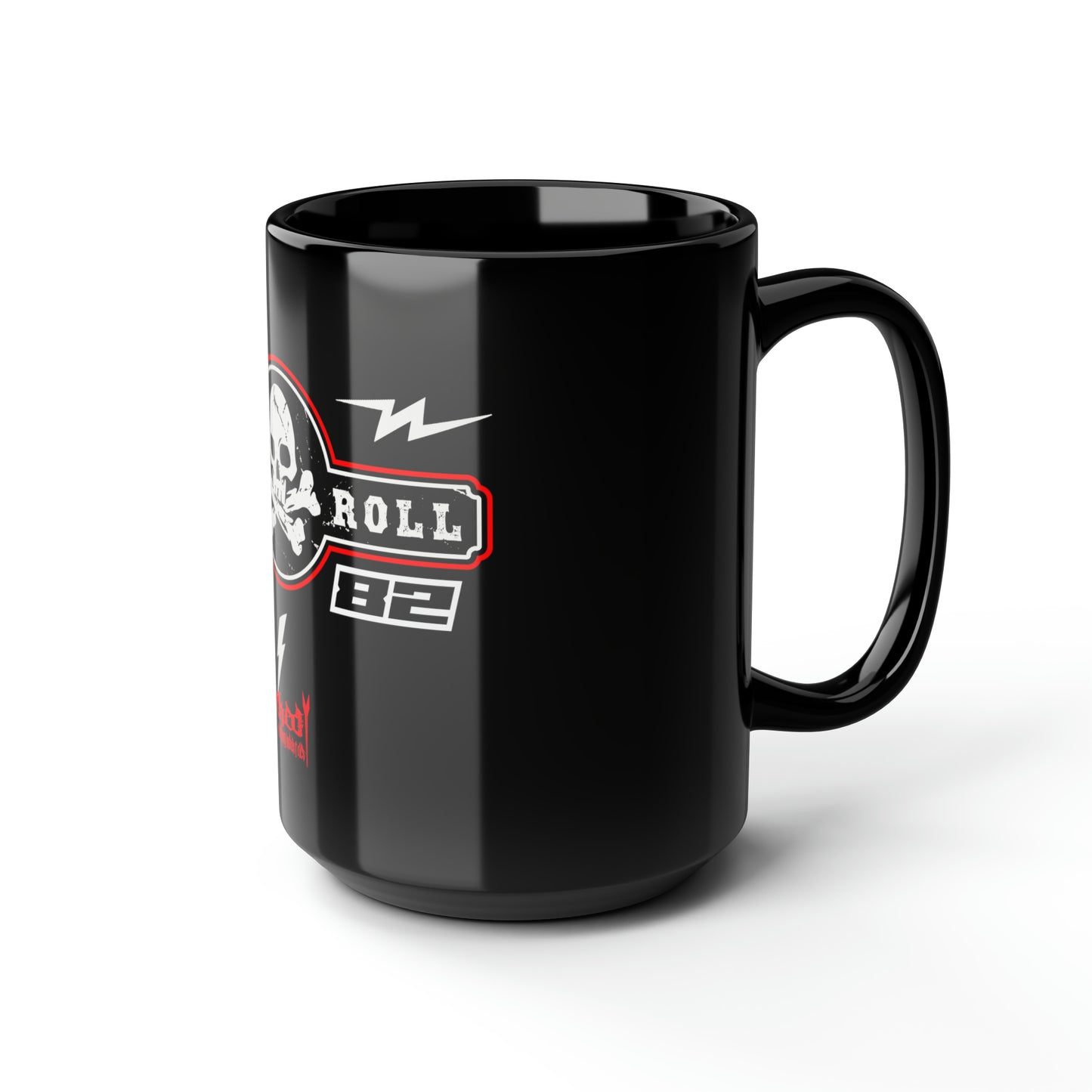 1982 Rock N Roll /Black Mug, 15oz