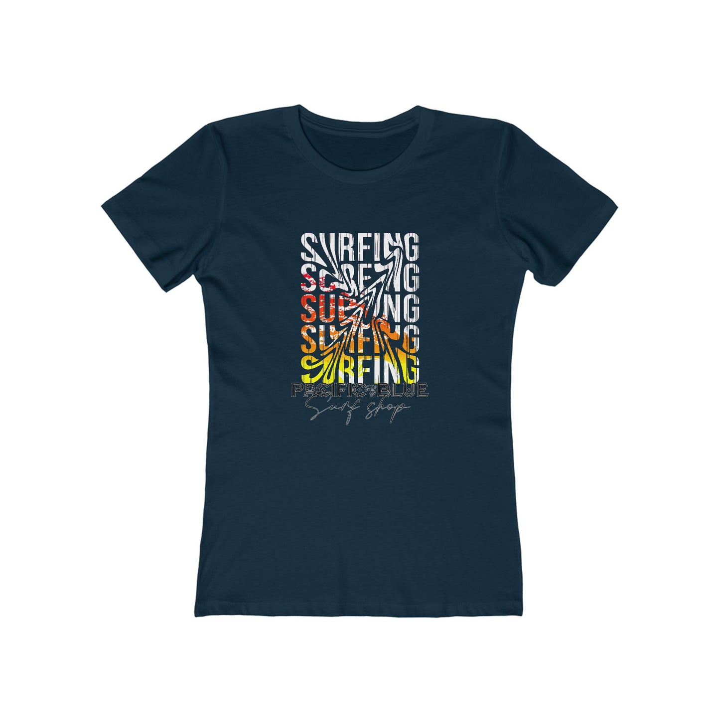 Surfing 2/ Pacific Blue Surf Shop / T Shirt