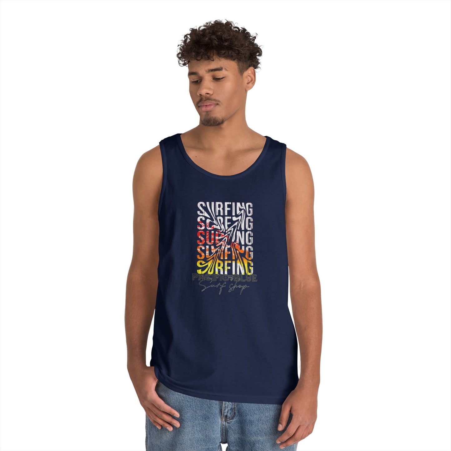 Surfing Sunset 1 /Pacific Blue Surf Shop   / WCI Tank Top