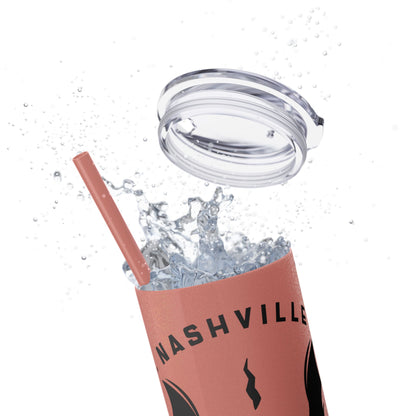 Wicked Nashville /Mint ( Shown)/ Skinny Tumbler with Straw, 20oz