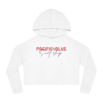 Beach Vibes, Ocean Dreams/ Pacific Blue Surf Shop/ WCI Women’s Cropped Hoodie